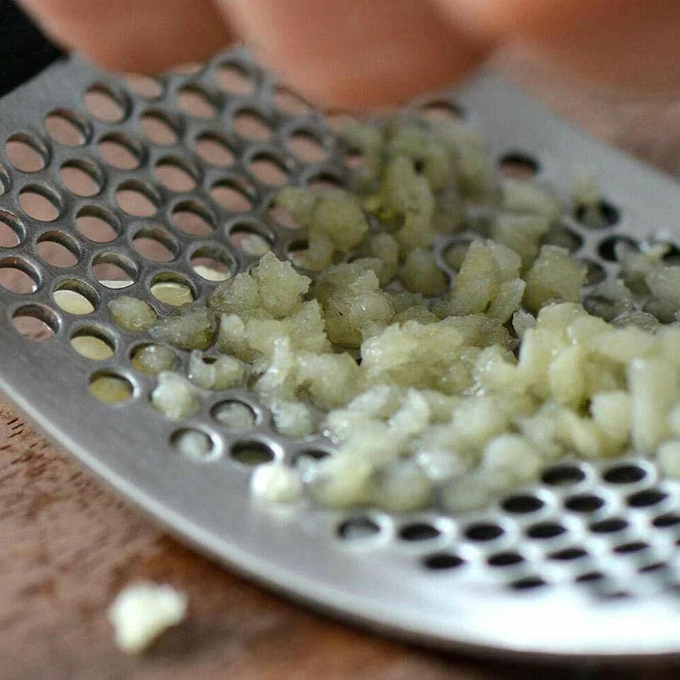 Manual Stainless steel Garlic Press Crusher Squeezer Mincer Masher Kitchen Tool
