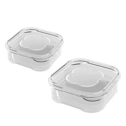 Plastic Food Storage Container With Lid Airtight Strong Non-Leak Reusable 650ml