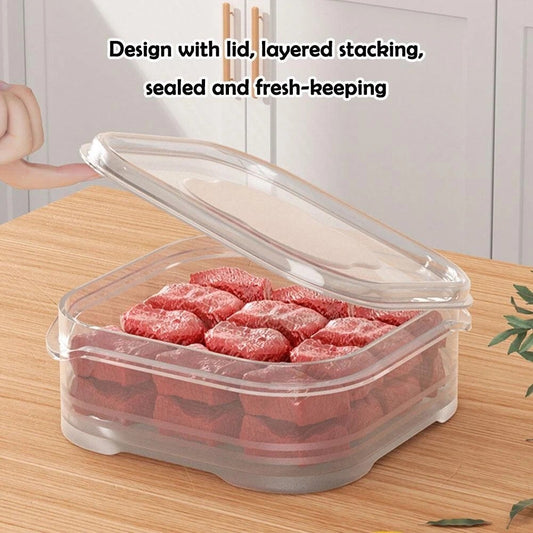 Food Containers With Lids Takeaway Plastic Microwave Freezer Safe Storage Boxes