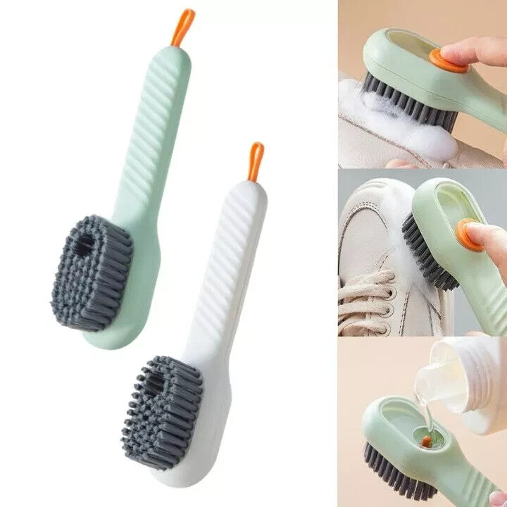 Soft Bristled Long Handle Shoe & Laundry Cleaning Brush Multi-Purpose Cleaning