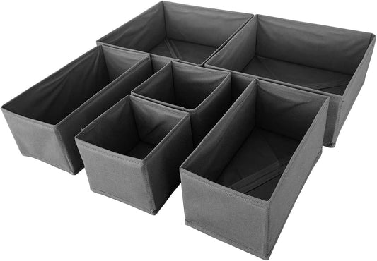 6Pcs Baby Clothes Drawer Organiser  Bedroom Draw Divider for Underwear Storage