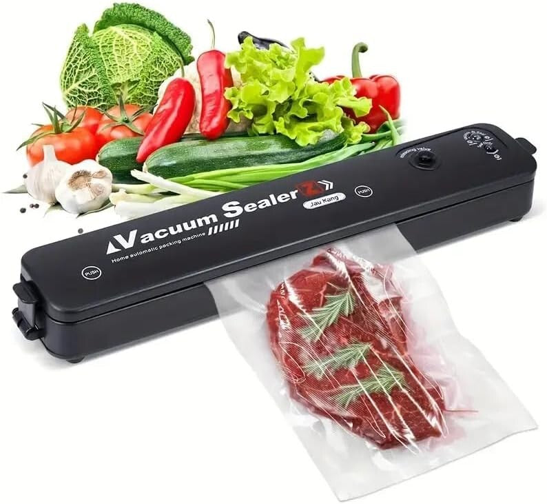 Food Vacuum Sealer Automatic Storage Sealing Dry/Wet Pack Machine 10x Saver Bags