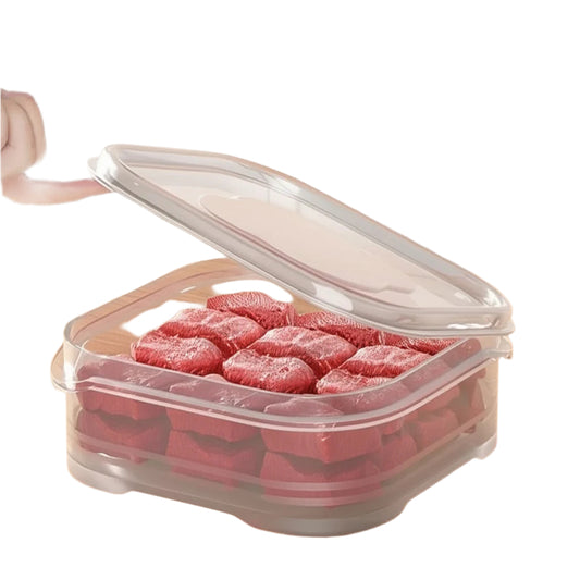 Food Containers With Lids Takeaway Plastic Microwave Freezer Safe Storage Boxes