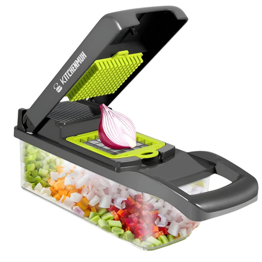 Vegetable Chopper Dicer Slicer 14-in-1 Salad Fruits Mandolin Foods Cutter Peeler