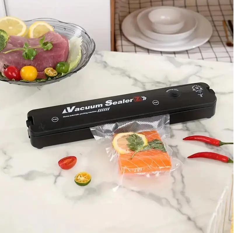 Food Vacuum Sealer Automatic Storage Sealing Dry/Wet Pack Machine 10x Saver Bags
